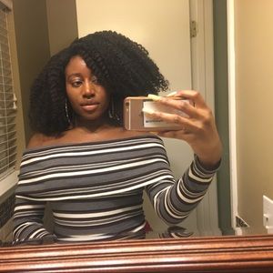 Off the shoulder sweater